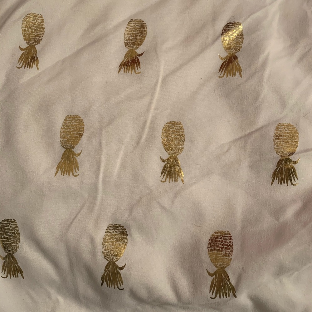 Pineapple twin sheet set